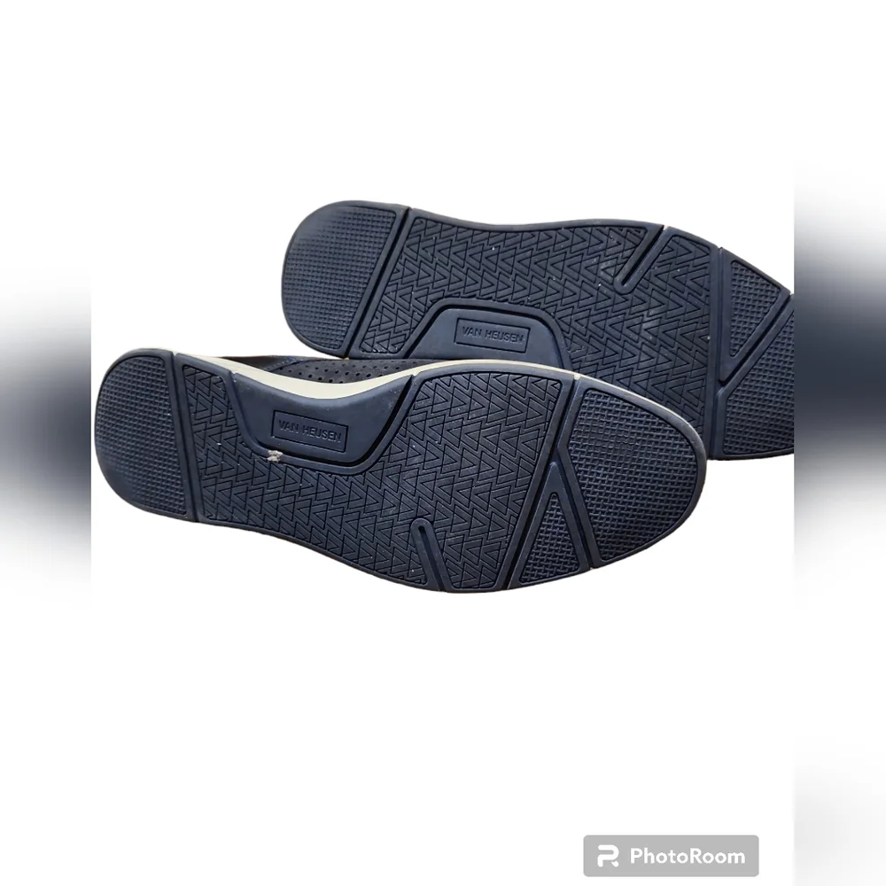 Van Heusen Navy Renny Oxford Size 10M